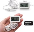 Digital LCD Mini Thermometer Hygrometer Fridge Freezer Temperature Humidity Meter - Portable Temperature Humidity Meter.