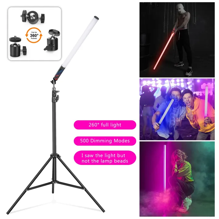New-%20LUXCeO%20Mood1%2085cm%20RGB%20Colorful%20Atmosphere%20Rhythm%20LED%20Stick%20Handheld%20Video%20Photo%20Fill%20Light,%20No%20Tripod%20-%20Image%204