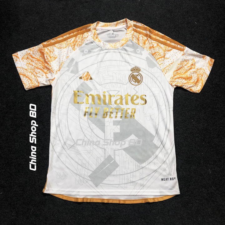 Real Madrid Platinum 24-25 New Jersey Half Sleeve