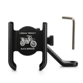 Mobile Phone Holder Aluminum Alloy Bike Motorcycle Cell Phone Holder Motorcycle Holder Phone Charger. 