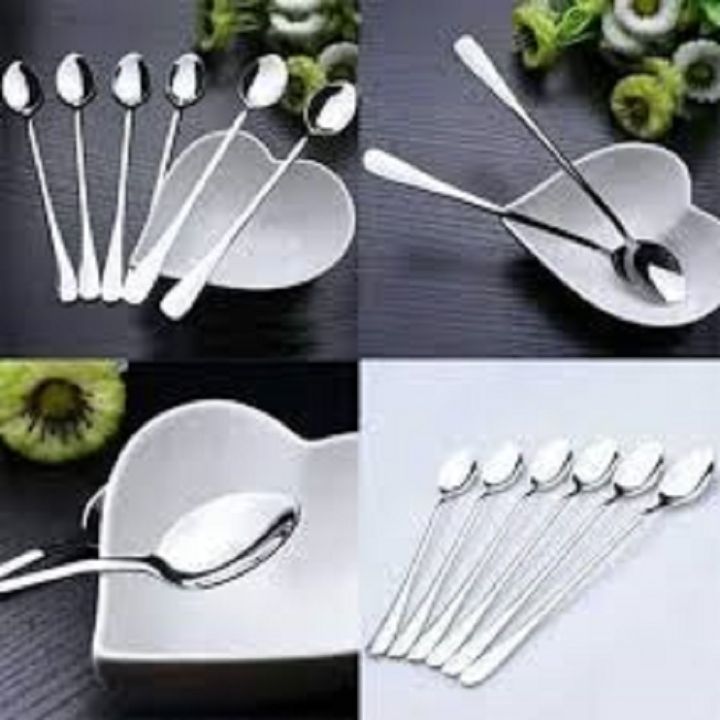 Stainless steel Long Pickle Tea Spoon (12pcs)