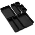 Storage Box Eight-piece Household Goods Storage Cosmetics Storage Kitchen Seasoning Organizer.
