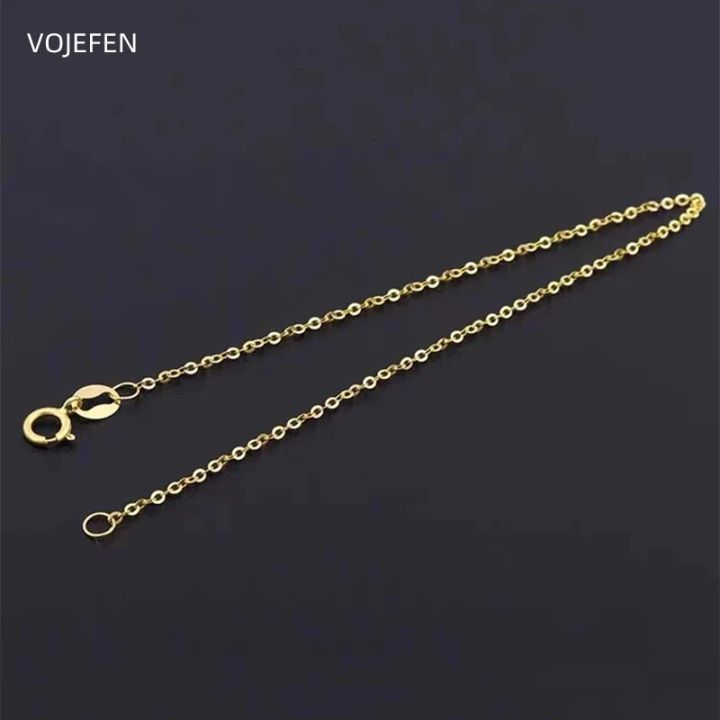 VOJEFEN%20Golden%20Bracelets%20For%20Women's%20Luxury%20Hand%20Jewelry%20Brand%2018K%20Of%20Real%20Gold%20New%20In%20Mother%20kids%20Girls%20Chain%20Bracelet%20Fashion%20-%20Image%203