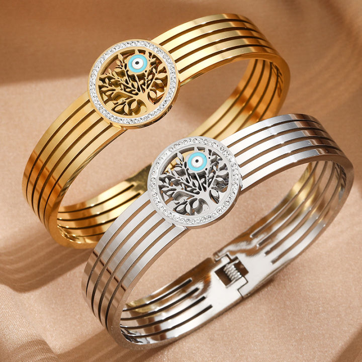 Jewelry%20Bracelets%2018K%20Gold%20Plated%20Solid%20Stainless%20Steel%20Diamond%20Bracelets%20Bangles%20Jewelry%20Luxury%20Chunky%20Women%20Wholesale%20Di%20-%20Image%204