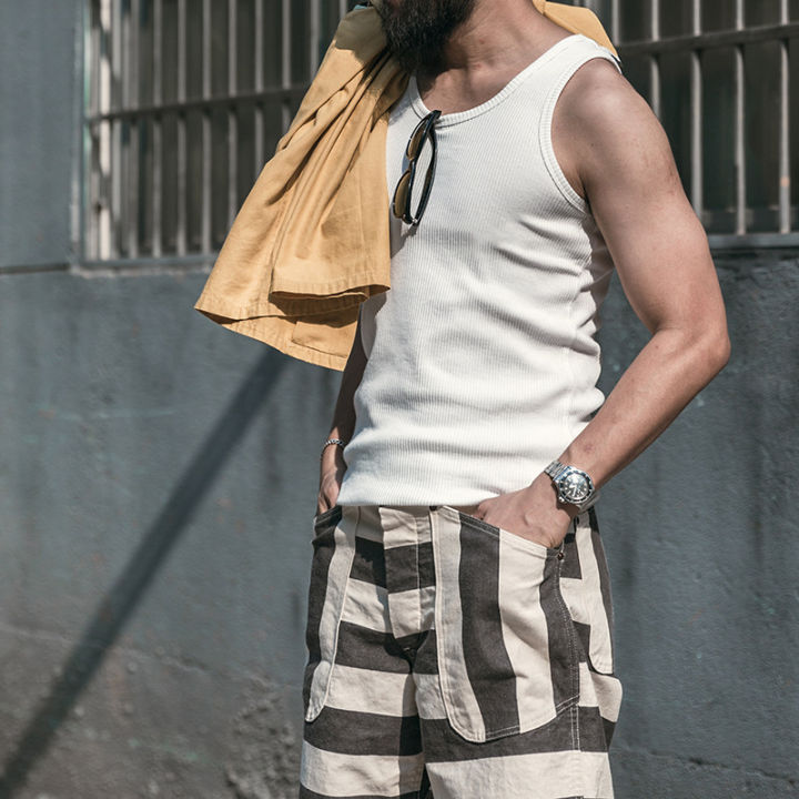 Men's%20Pure%20Cotton%20Sports%20White%20Solid%20Color%20Slim%20Fit%20Base%20Elasticity%20Summer%20Sleeveless%20Hurdle%20Crossing%20Fashionable%20Vest%20-%20Image%206