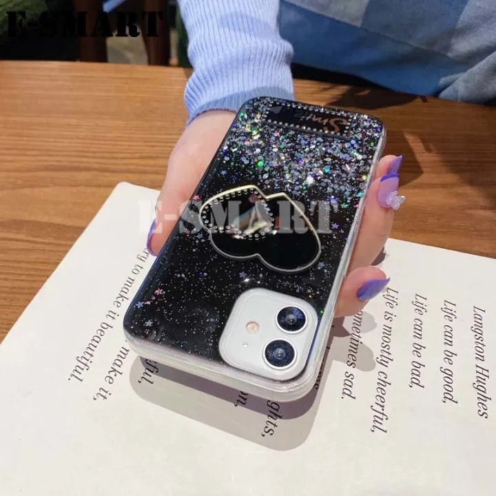 New%20Design%20Case%20For%20Realme%20C55%20Back%20cover%20Glitter%20Soft%20Transparent%20Be%20Love%20Makeup%20Mirror%20Stars%20Moon%20For%20Realme%20C55%20case%20-%20Image%205