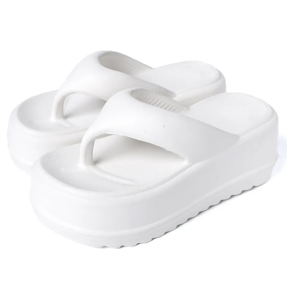 100%-New】 2023 New Summer Flat Slippers Women Black White Flops