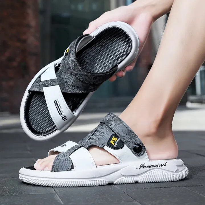 Big%20Size%2045%2046%20Large%20Summer%20Men's%20Casual%20Sandals%20Wear%20Beach%20Leather%20Shoes%20Men%20Zapatilla%20Hombre%20Mens%20Slides%20Slipers%20-%20Image%203