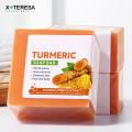 Hand Made Turmeric Soap Body Cleaning Lightening Dark Underarm Leg Body Cleansers Brightening Face Soap Tender Skin Care Beauty. 