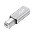 USB Type-c To Printer Cable Adapter Square Port Converter For Electronic Piano Printer USB C Female To USB B Male Adapter.