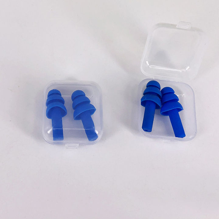 1 Pair High Quality Ear Plug Anti-noise Waterproof Earplugs Soundproof Sleep Earmuffs Swimming Travel Ear plugs Bathroom Shower Ear Protection
