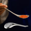 56 Holes Caviar Spoon Useful Kitchen Cooking Gadgets Colander Egg Yolk Conbo.
