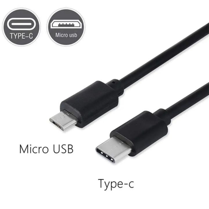 Type C Usb-c To Micro USB Cable For Samsung Micro B USB Type C Cord Male To Male For Xiaomi OTG Phone Micro USB Cable