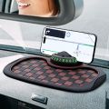 Car Dash Grip Pad, 360 Degree Rotating Car Phone Holder, Dashboard Mat Anti Slip, Car Accessories Dashboard Grip, Multifunctional Anti Shake Waterproof Dashboard Pad, Sunglasses Holder for Dashboard. 