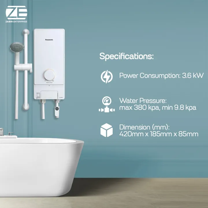 Panasonic%20Instant%20Water%20Heater%20Antibacterial%20Home%20Shower,%20DH-3MS1%20-%20Image%208