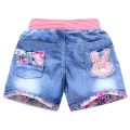 2022 Summer Kids Shorts Girls Denim Shorts Fashion Girl Short Princess Jeans Children Pants Girls Shorts Flower Girls Clothing.