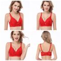 Transparent big size bra 34 36 38 40 42 44 46 B C D cup Brand  women how out lace  push up bra ladies Lingeries C306. 