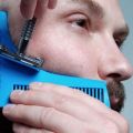 Perfect Lines Comb Beard Shaping Tool Man Gentleman Beard template comb brush Tool,Shaving Brush. 