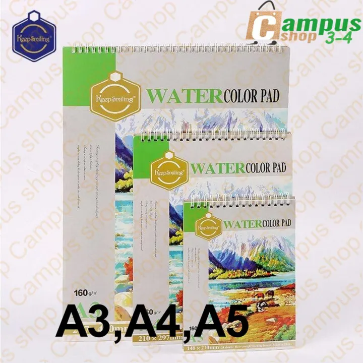 Keepsmiling%20A5,%20A4%20&%20A3%20Watercolor%20Pad%20for%20Artists%20(24%20Sheets,%20Acid-Free)%20-%20Image%204