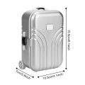 Baby Suitcase Toy Mini Luggage Box Plastic Small Trolley Case Cute Hand Money Decoration for Kids Girls.