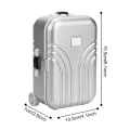 Baby Suitcase Toy Mini Luggage Box Plastic Small Trolley Case Cute Hand Money Decoration for Kids Girls. 
