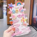 14 Pieces Set colourful Hair Clips For Girl and Children. 