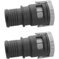 4PCS Heater Hose Connector for Focus 2L 2012-2016,Escape 2.0L 2013-2016, 2013-2016,Replace 1495393.