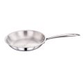 SKB Cookware Stainless Steel 3 Layer Frying Pan 20cm, SUS304 Food-grade small frying pan Stainless Steel body.. 