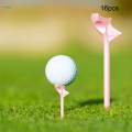16x Golf Tees Decrease Friction Sturdy 10 Degree Golf Ball Tees for Backyard Driving Range Outdoor. 
