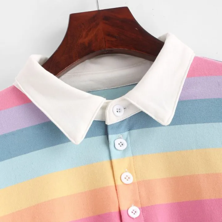 Rainbow%20Striped%20Print%20Short%20Pullover%20Hoodie%20Women's%20Top%20Long%20Sleeve%20With%20Button%20Sweatshirt%20Casual%20Turn-down%20Collar%20Warm%20Sweater%20-%20Image%207