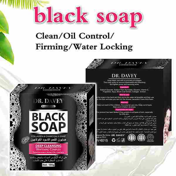 Black Charcoal Soap Cleaning Soap 100g