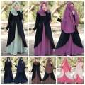 Introducing Exquisite Arabian Elegance: New Butterfly Design 3-Part Beautiful Gown Borka with Hijab for Muslim Women and Girls.