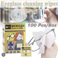 Lens Wipes Glasses mobile phone screen lens cleaning(100 pcs).