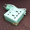 Handmade 8pin 3 Port Multiplug Universal Socket and 100% Copper cable (Heavy Duty + Long lusting) - Multi Plug.
