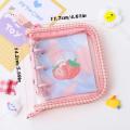 Kawaii Zipper Kpop Photocards Binder Mini Photo card Holder Idol Pictures Collect Book Album Journal Notebook School Stationery.