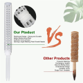 6Pcs Moss Pole for Plants Monstera, 15.6 Inch Plastic Stackable Moss Poles for Small or Medium Climbing Plants Monstera Easy to Use. 