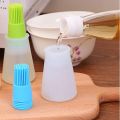1 piece silicone barbecue brush bottle for cooking with honey oil..