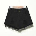Hole Irregular Large Size Denim Shorts Female Jeans Women High Waisted Short New Femme Push Up Skinny Slim Denim Shorts 4XL. 