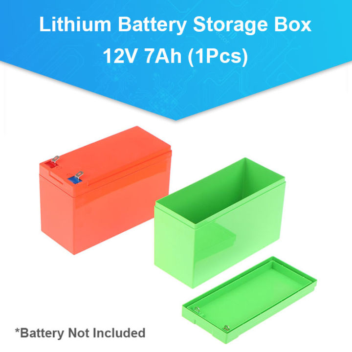 12V 7Ah Battery Storage Box 18650 Lithium Battery Case for DIY Battery Pack