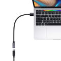 USB 3.0 Type-A Male To Type-C Female Converter Data Cable Charger Adapter for USB-A Port Connect with USB-C Device Black. 