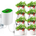 Automatic Watering System Timed Waterer Device Garden Terrace Drip Irrigation Kit for Potted Plants Vacation Watering. 