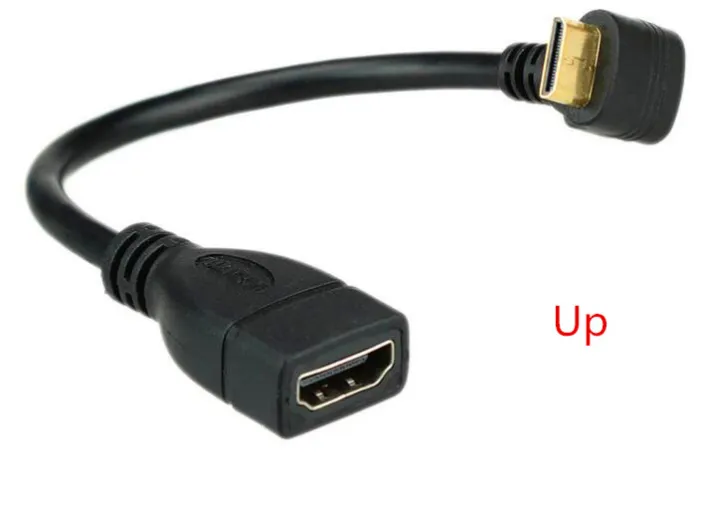 Up%20Down%20Right%20Left%20Angled%20Mini%20Hd-To%20Hd-Male%20To%20Female%20Cable%2010cm%20For%20Lap%20Pc%20Hdtv%20Type%20C%20Mini%20Hdmi-Compatible%20Angle%20Adapter%20-%20Image%202