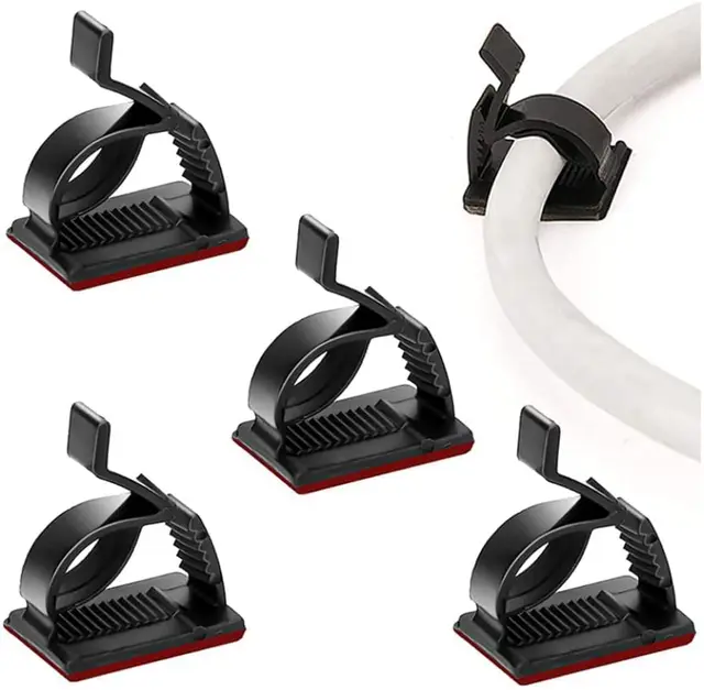 10pcs%20Adhesive%20Data%20Cable%20Charging%20Wire%20Holder%20Clips%20Wall%20Desktop%20Cable%20Organizer%20Peeling%20and%20Mounting,%20-%20Image%205