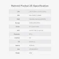 Retroid Pocket 2S 3.5Inch Touch Screen Handheld Game Player 3+32G Android 11 4000MAh Portable Video Game Console Durable Easy Install Easy to Use. 