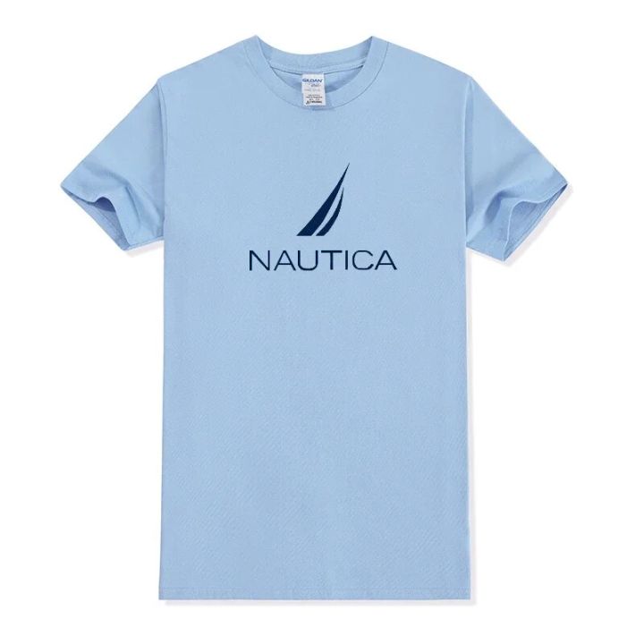 Summer%20New%20NAUTICA%20Fashion%20Print%20Men's%20Casual%20Sports%20Street%20Short-Sleeved%20Round%20Neck%20Oversized%20Men's%20T-Shirt%202023%20Brand%20-%20Image%203