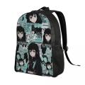 Personalized Demon Slayer Muichiro Tokito Collage Backpacks Men Women Basic Bookbag for School College Kimetsu No Yaiba Bags.