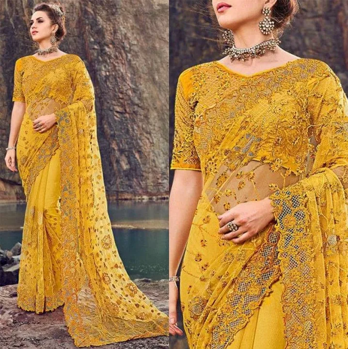 Basanti%20Color%20Soft%20Weightless%20Georgette%20Saree%20-%20Image%203
