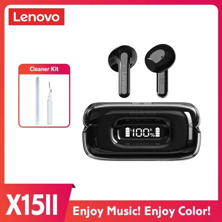 Lenovo%20thinkplus%20X15II%20Earphones%20Bluetooth%20TWS%20Headphones%20Wireless%20Earbuds%20with%20Mic%20Color%20Transparent%20Headsets%20LED%20Display%20-%20Image%207