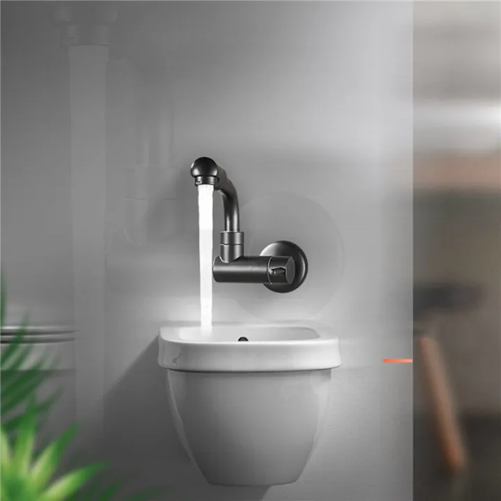 OUMERY%20360%20Degree%20Rotating%20Black%20Wall%20Mounted%20Single%20Cold%20Water%20Mixer%20Solid%20Brass%20Kitchen%20Sink%20Basin%20Faucet%20Mop%20Pool%20Water%20Taps%20-%20Image%204