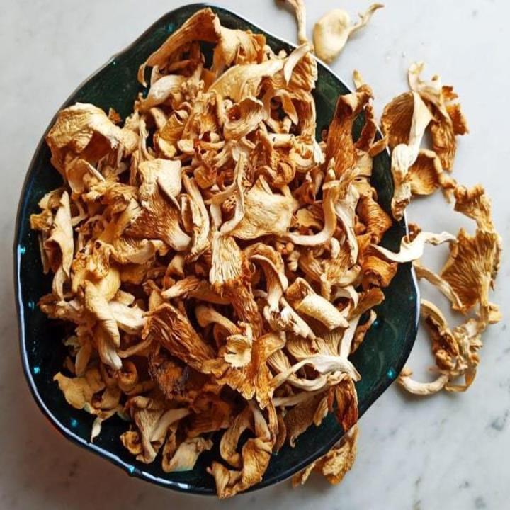 Oyester Dry Mushroom 100gm Dried Oyster Mushrooms Dried Oyster Mushrooms, Organic Sliced Mushroom